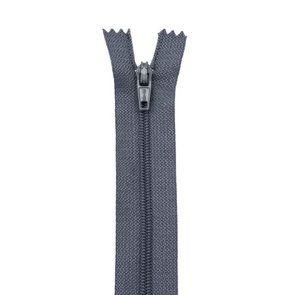 Молния спираль (витая) Т3 (3 мм) 1 зам., н/раз., 20 см, автомат, сер, 30094, 10 шт