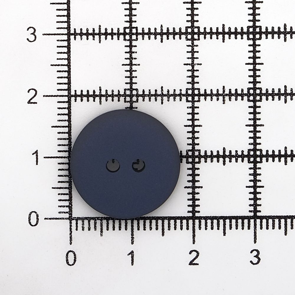 Пуговицы на 2 прокола 28L (18мм), пластик (col.22 темно-синий), CR-K18M, 144 шт