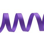 Лента декоративная ёлочка 15.0 мм / 20±1 метров, 34 фиолетовый