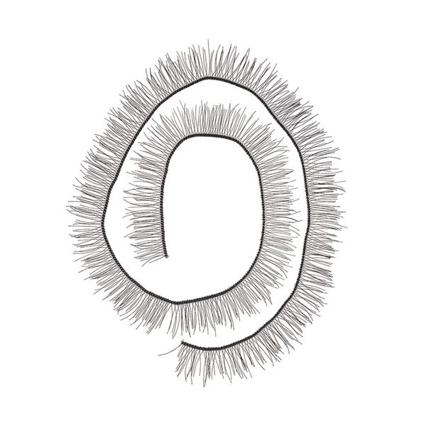 Ресницы для кукол и игрушек 20 см, реснички 5 мм, уп.20 шт, EYL-1, черный, HobbyBe EYL- 1