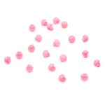Украшения декоративные пуговицы Мини круглые на ножке, 5мм, уп/20 шт, розовый