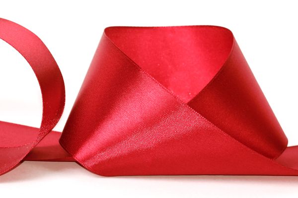 Лента атласная 1-сторонняя 50.0 мм / 33±2 метра, 111 красный, Gamma