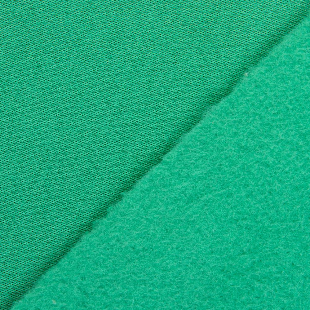 Футер 2-нитка с начесом 275 г/м², 150х180±5 см, зеленый/green, Gamma DBKTN