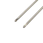 Крючки для тунисского вязания с фиксаторами на леске ⌀2,75, 60см