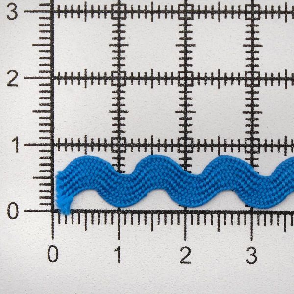Тесьма вьюнчик 9 мм, 30м (бирюза), 30 м