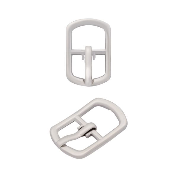 Пряжка обувная металл 10 мм (никель), 100 шт