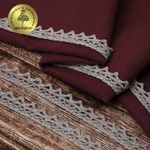 Кружево вязаное (тесьма) 10 мм / 10 метров, диз. 946, цв.22 серый лен, Kruzhevo