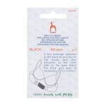 Удлинитель застежки для бюстгальтера 3*2, 40 мм, черный, 1 шт, Pony, 73304