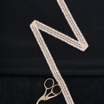 Кружево вязаное (тесьма) 16.5 мм / 13.72 метра, неотбеленный, 3AR3388