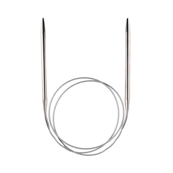 Спицы круговые металл ⌀7,0 мм, 100 см, с металлической леской, Gamma MKN