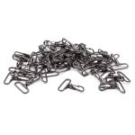 Карабин металл 32.0 мм (47х38 мм), бл.никель, 50 шт