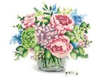 Алмазная (кристальная) мозаика Фрея, Нежный букет, 40х30 см