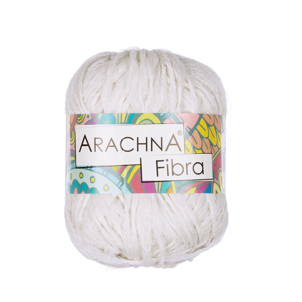 Пряжа Arachna Fibra / уп.10 мот. по 50г, 200м, 01 белый