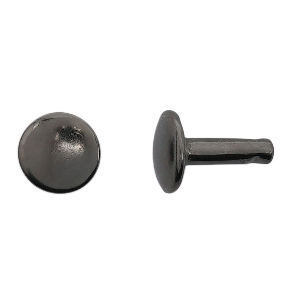 Хольнитены двухсторонние ⌀9 мм, h=11 мм, цв.чер.никель, 100 шт