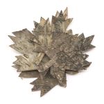 Декоративные элементы из коры дерева "Кленовый лист", 11х7см, 6 шт, нат/дерево