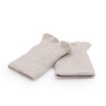 Манжеты трикотажные 6.5х9.5 см, 1 пара, тонкие, 848 жемчуг