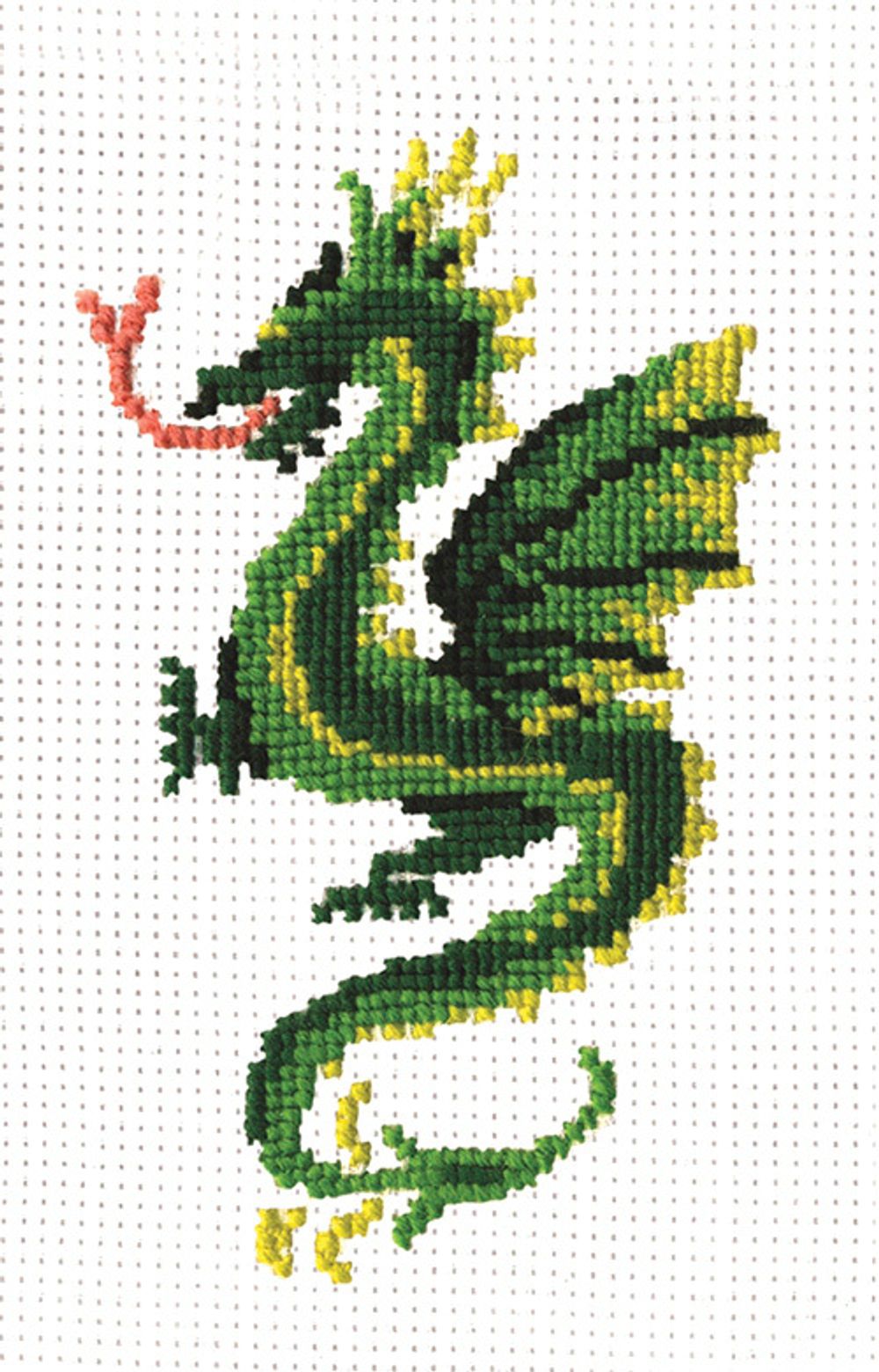 Набор для вышивания нитками Сделай своими руками, Дракон 11х14 см