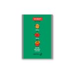 Блокнот на скобе, A6 48 л. 10 шт клетка, Забавные истории 01734, Б261 Светоч