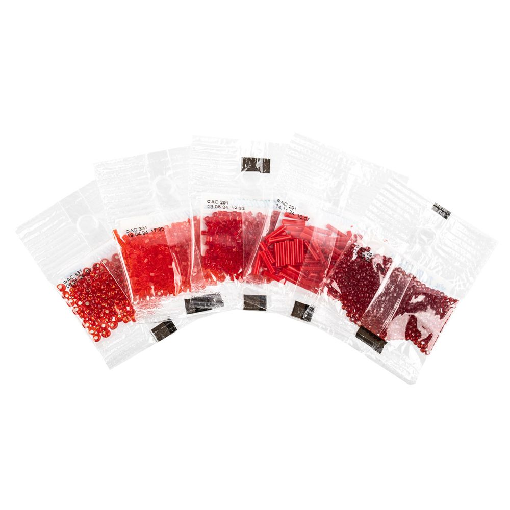 Бисер Япония Toho Набор Фигурный 5х5 г, №01 красный