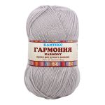 Пряжа Камтекс Гармония / уп.5 мот. по 100 г, 245 м, 008 серебристый