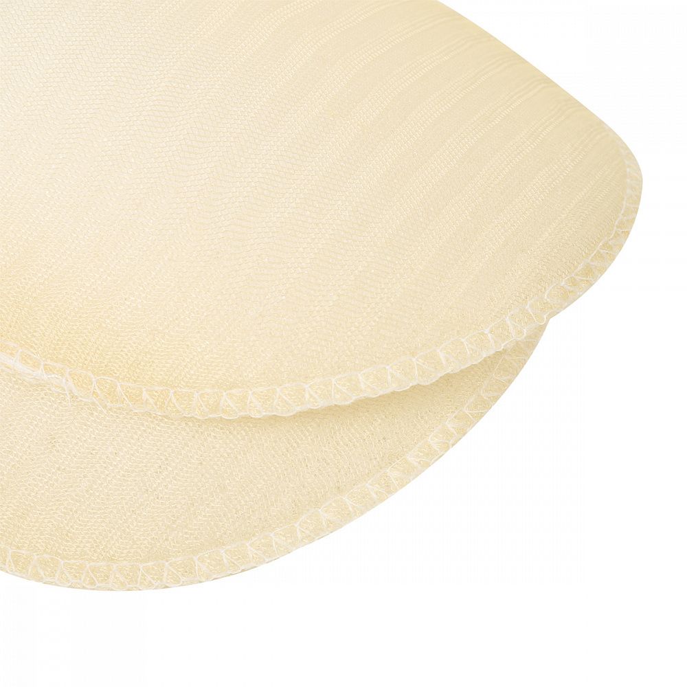 Плечевые накладки (подплечники) втачные 100х155х14 мм, Ф14 бежевый, 10 пар