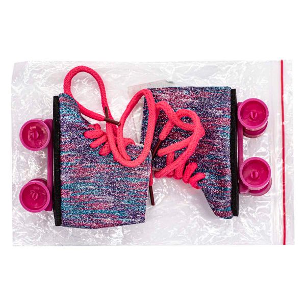 Ботиночки 8х3,5х8см, пара, фиолетовый