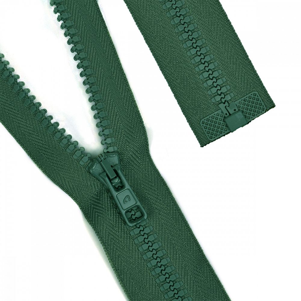 Молния трактор Arta Т5 (5 мм) 1 зам., разъем., 65 см, Arta.2076 Т5(6) цв.054 т.зеленый уп.10 шт