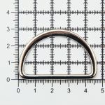 Полукольцо литое металл внутр. 40 мм (внешн. 47х30 мм), 20 шт, цв.никель, 819-035