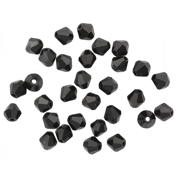 Бусины стекло 6х6 мм, 30 шт, Astra&Craft, 801