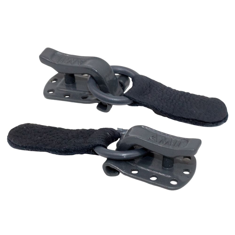 Крючок шубный Amii 50 мм, RAL 7015, 50 шт, т.серый