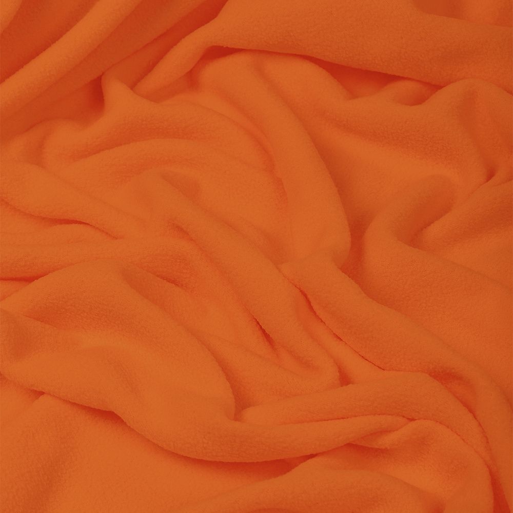 Флис 2-сторонний 190 г/м², 150 см / 2 метра, TBY-0059-F157, F157 оранжевый