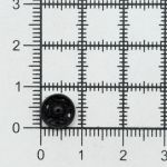 Кнопка пришивная металл ⌀9.0 мм, черные, 12 шт, Pony