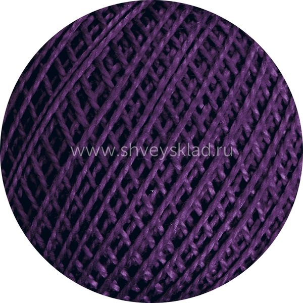 Пряжа ПНК им.Кирова Ирис / уп.20 мот. по 25 г, 150м, 2212 фиолетовый