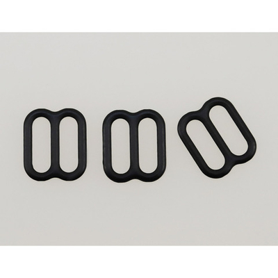 Рамки-регуляторы для бюстгальтера металл 10.0 мм, 170 черный, Arta, 50 шт, 7733815-2