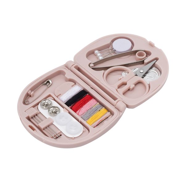 Швейный дорожный набор 15.5х1.5х1 см, розовый