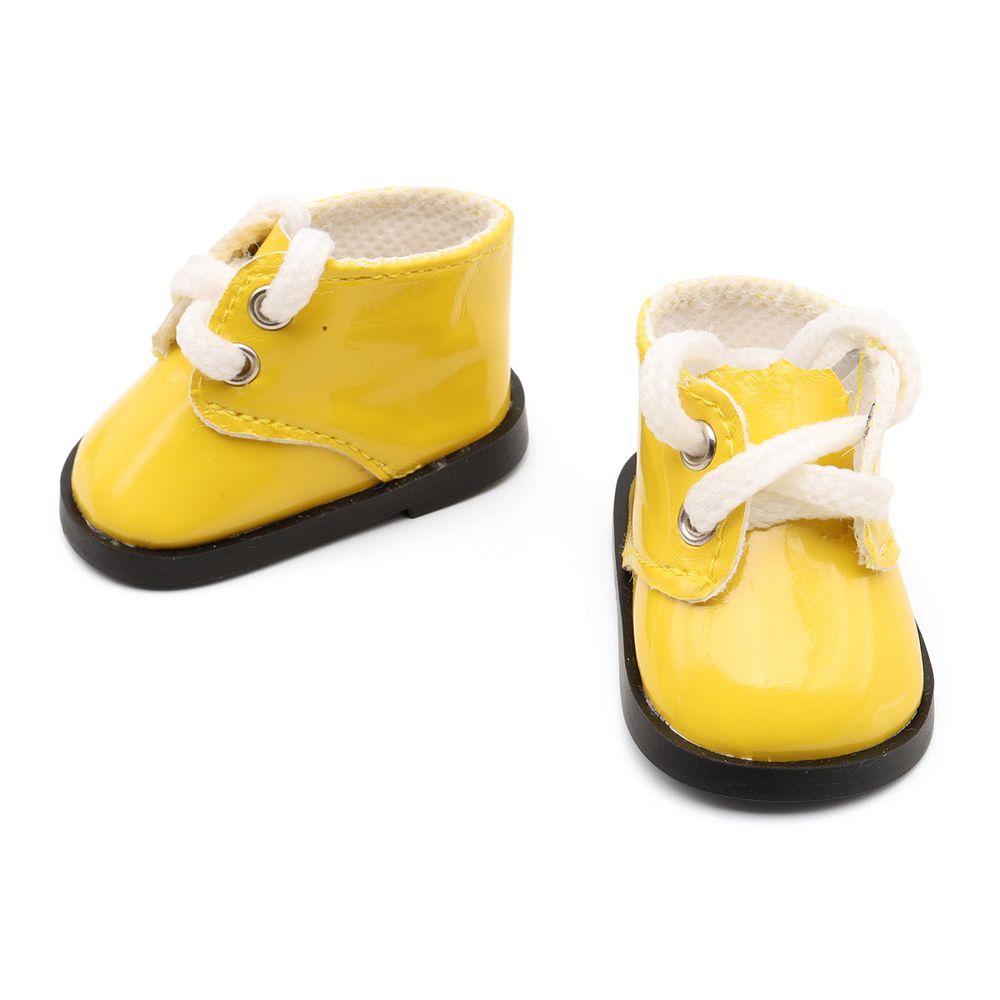 Ботиночки для кукол 5х2.5 см, 1 пара, Astra&amp;Craft, цв. желтый, SH-0063
