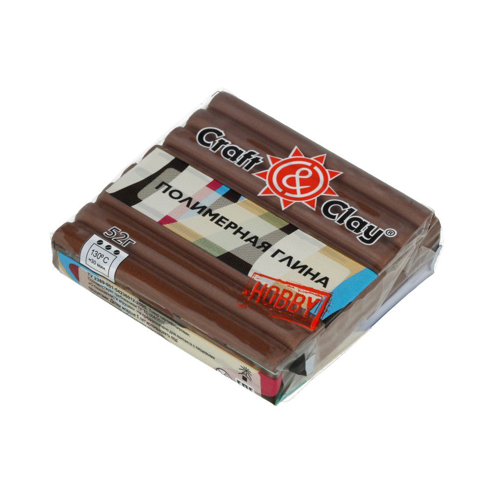 Полимерная глина металлик 52 г, 1108 медь, Craft&amp;Clay CCH