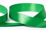 Лента атласная 1-сторонняя 25.0 мм / 33±2 метра, №134 зеленый, в термоплёнке, Gamma