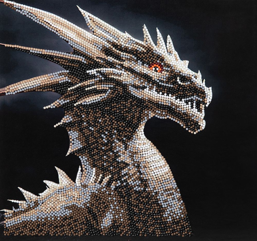 Алмазная (кристальная) мозаика Фрея, постер Хранитель сокровищ, 30х30 см