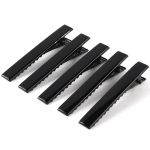 Основа для заколки крокодил, черная 5см, 5 шт в упак, Астра