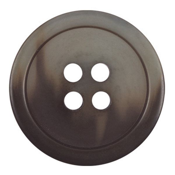 Пуговицы 4 прокола костюмные 15 мм, 24 шт, D315 т.серый, Gamma GEC 0028