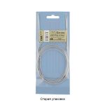 Спицы круговые металл ⌀3,0 мм, 200 см, с металлической леской, Gamma MKX