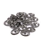 Пряжка 11,5 мм чер.никель мет, 20 шт