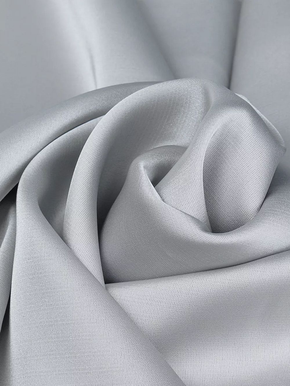 Шелк Армани 90 г/м², 150 см / 2 метра TBYArm-064 цв.64 серый-жемчужный