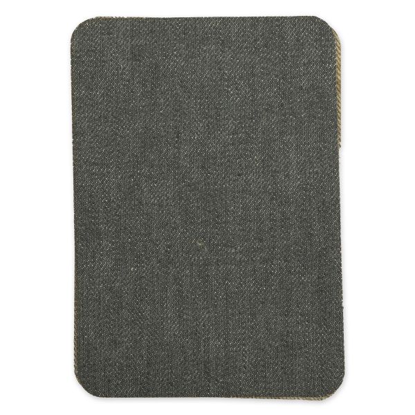 Термозаплатка Прямоугольник 14х10 см, ZAP, №03 джинс серый, Gamma ZAP