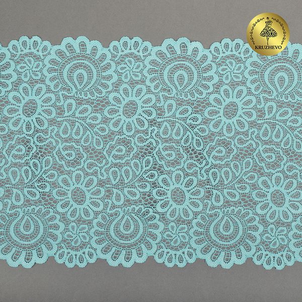 Кружево бельевое эластичное 205 мм / 3 м, TBY.YSTL00839, цв.L422 тиффани, Kruzhevo