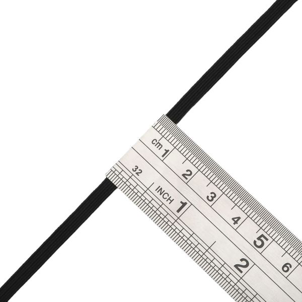 Резинка бельевая (стандартная) 5.0 мм / 100 метров, черный