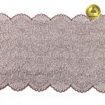 Кружево бельевое эластичное 225 мм / 3 м, 40992 цв.бежевый, Kruzhevo