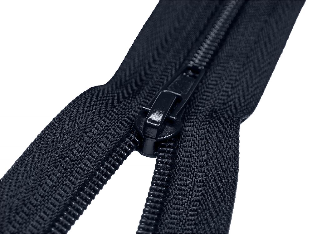 Молния спираль (витая) (цв.SBS) брючная Т3 (3 мм) 1 зам., н/раз., 18 см, автомат, S-233 т.синий, 100 шт