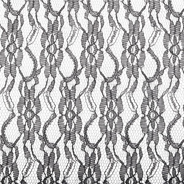 Ткань кружевная гипюр 35 г/м², 150 см / 45 метров, TBY.M0187.02, цв.черный